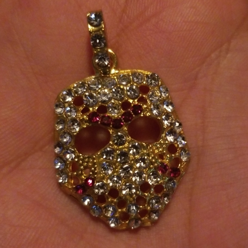 Hip Hop Horror Pendant Jason Hockey Mask necklace